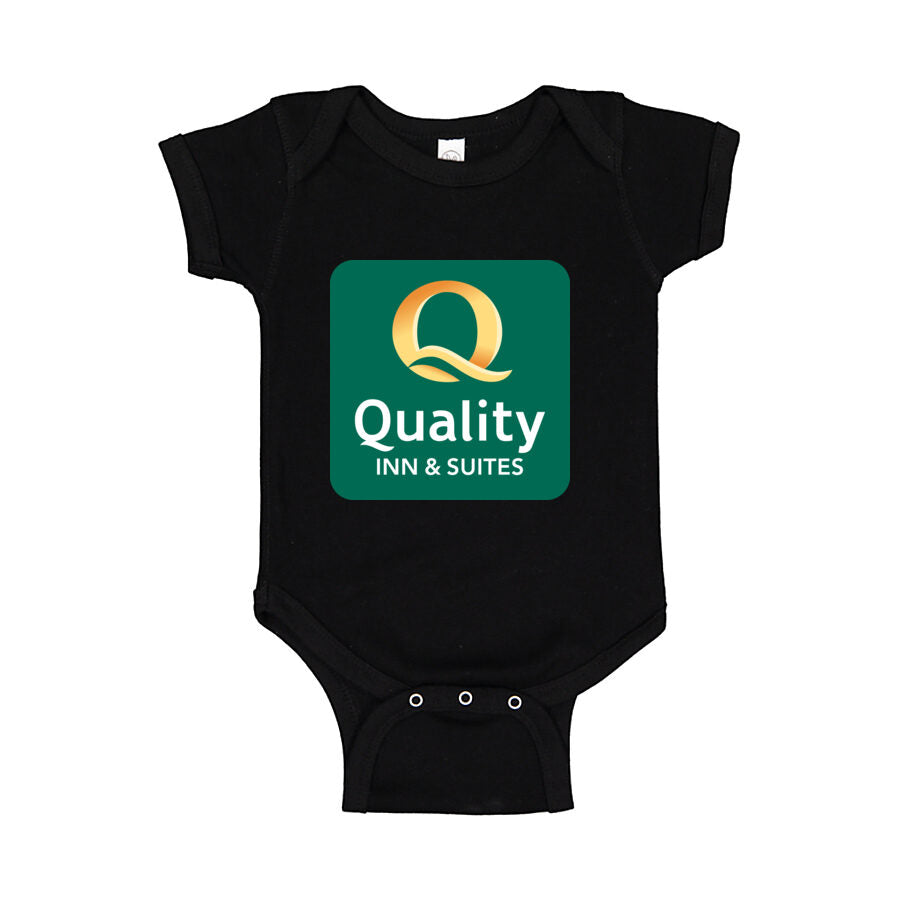 Quality Inn & Suites Baby Romper Onesie - Black