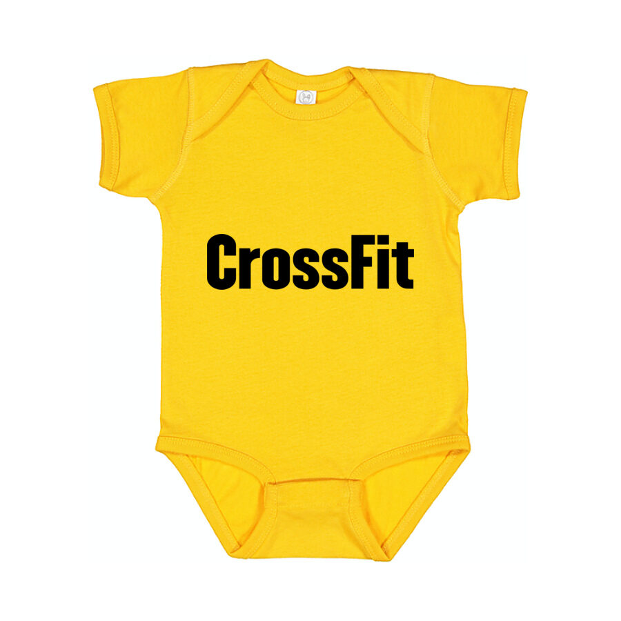 CrossFit Baby Romper Onesie - Yellow