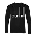 Men's Dunhill Polyester Long Sleeve T-Shirt - Black