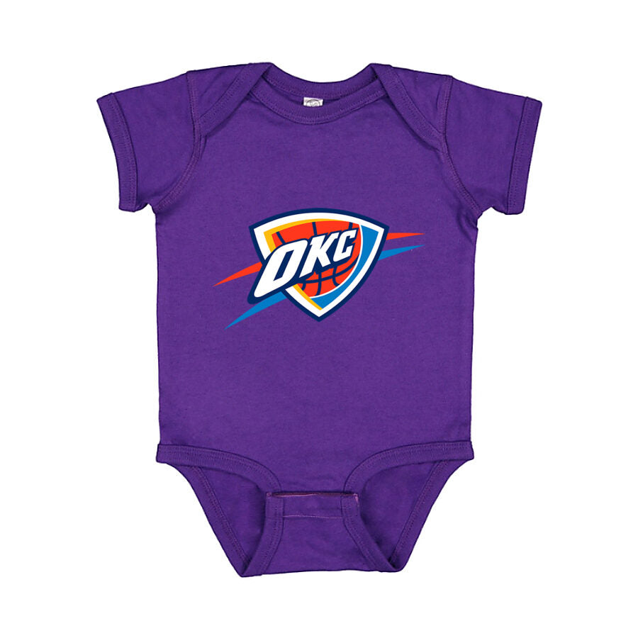 Oklahoma City Thunder Baby Romper Onesie - Purple