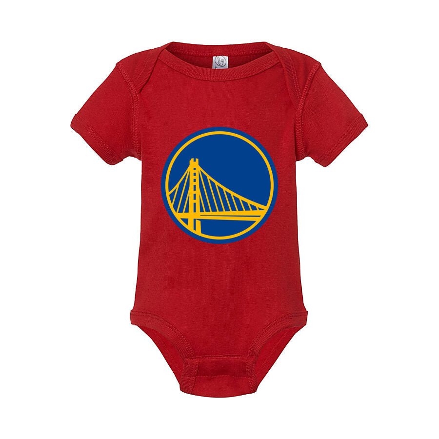 Golden State Warriors Baby Romper Onesie - Red