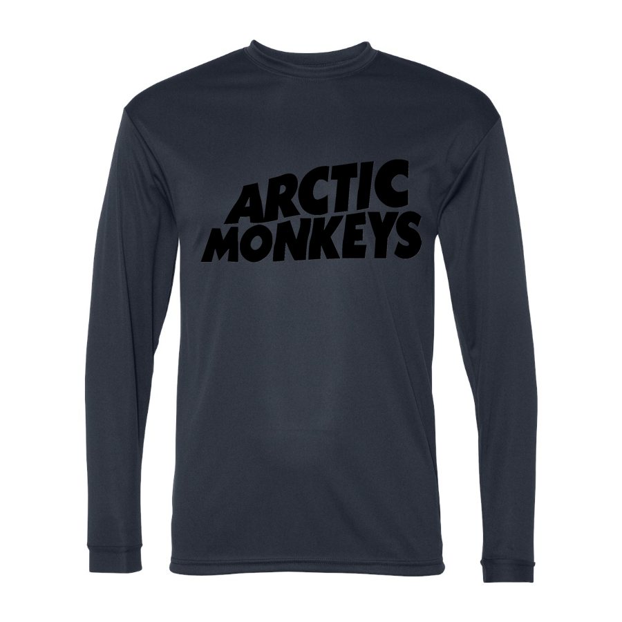 Men's Arctic Monkeys Polyester Long Sleeve T-Shirt - Navy