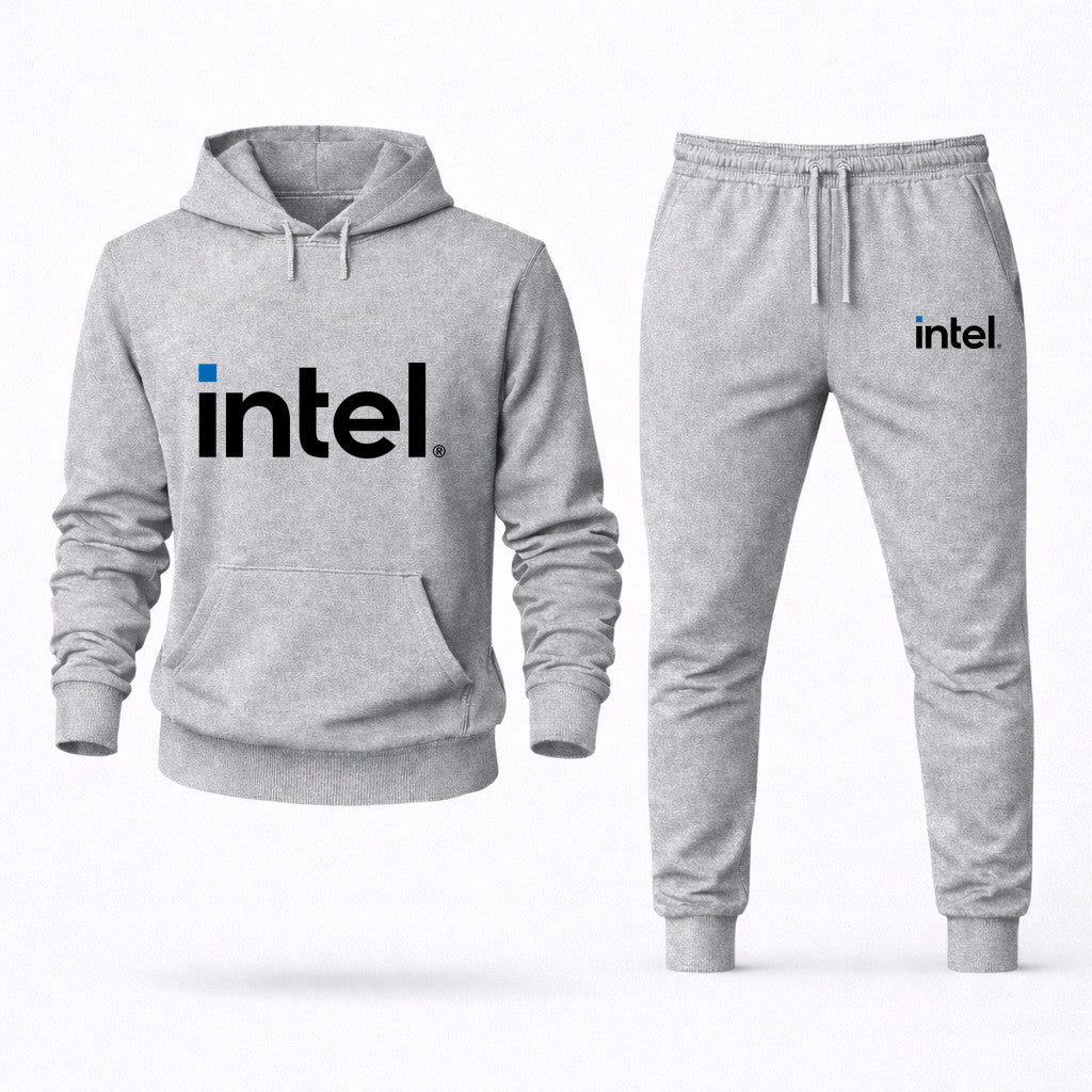 Intel Hoodie and Joggers Set - Grey