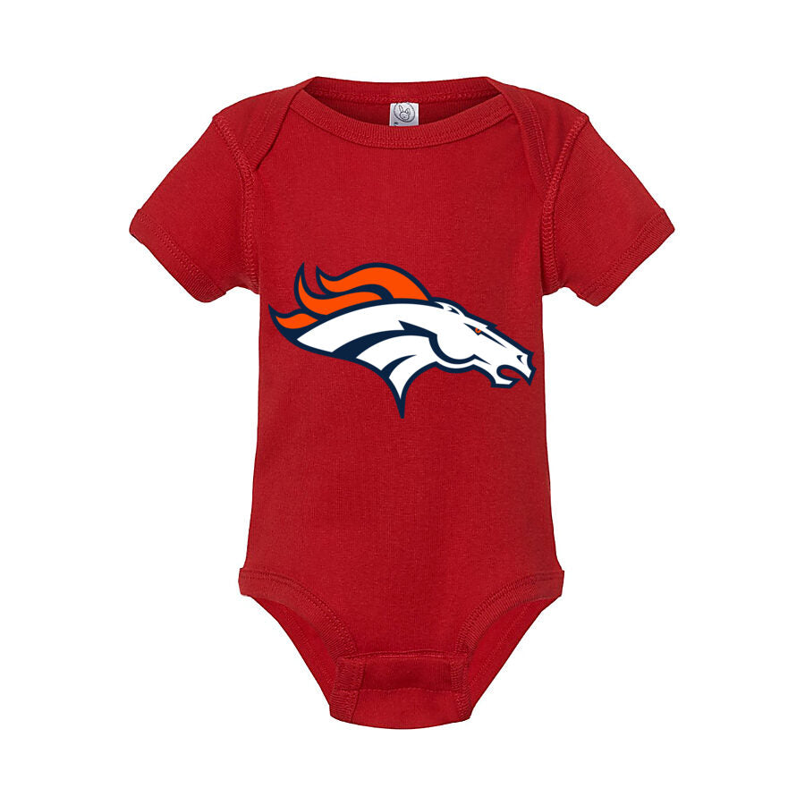 Denver Broncos Baby Romper Onesie - Red