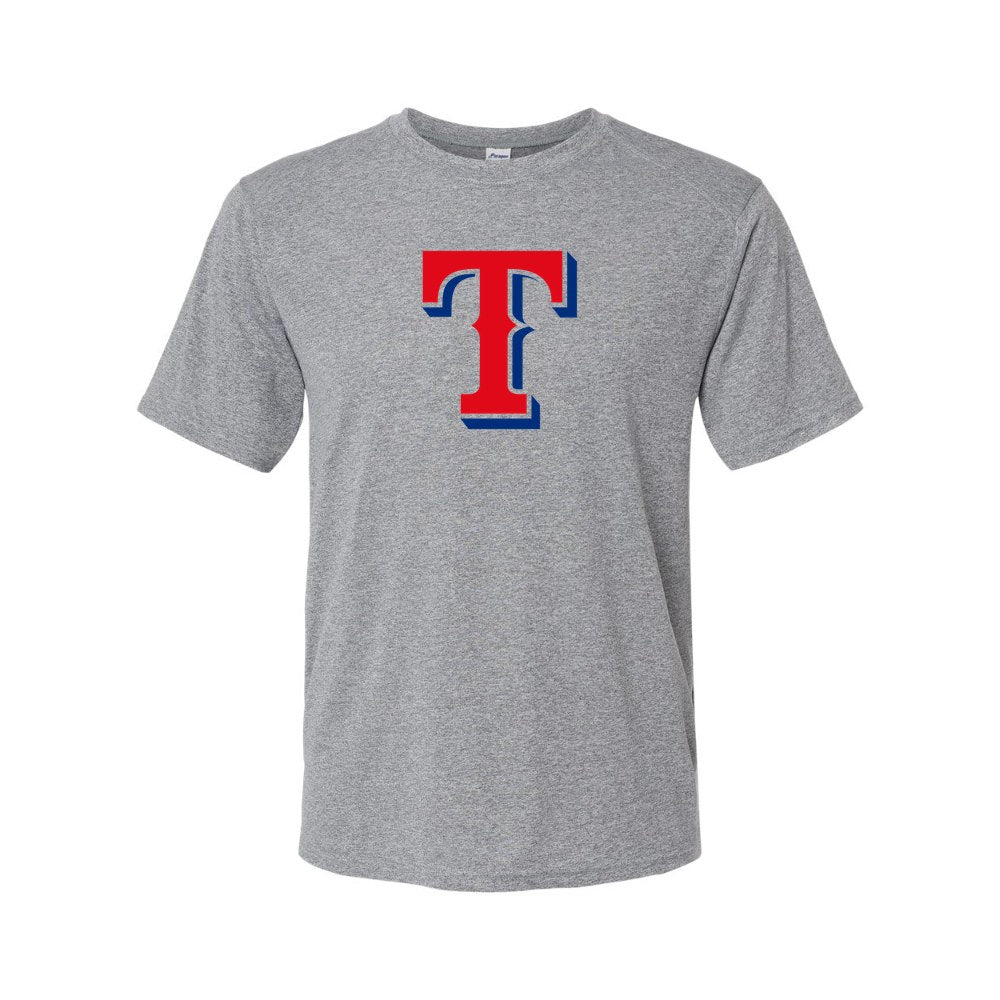 Texas Rangers Polyester T-Shirt - Gray