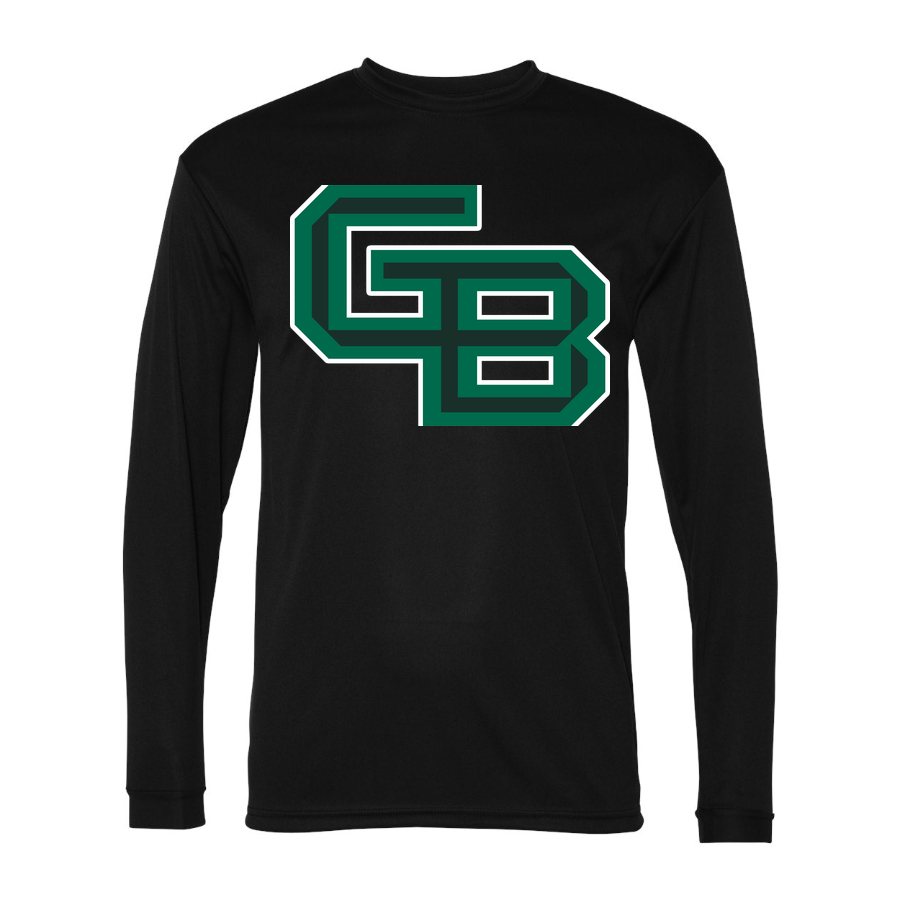 Men's Wisconsin Green Bay Phoenix Polyester Long Sleeve T-Shirt - Black