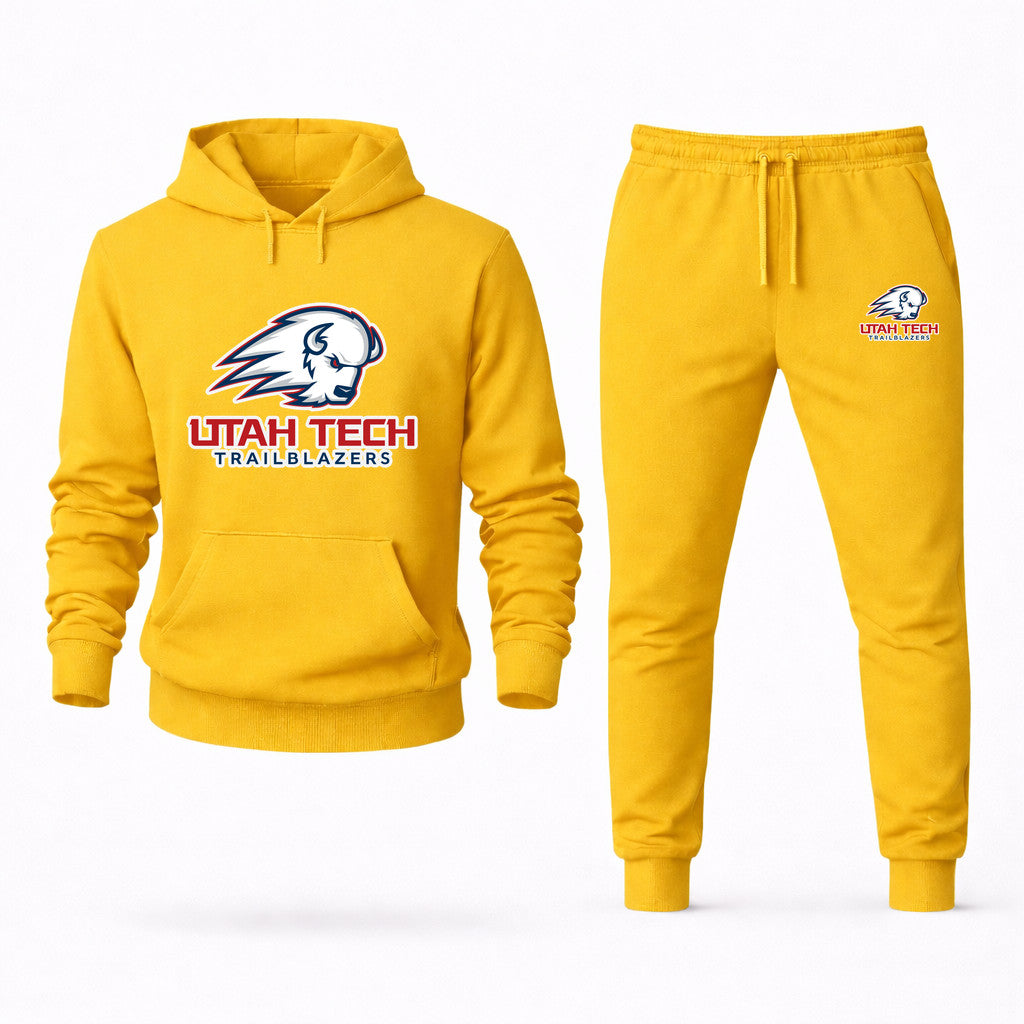 Utah Tech Trailblazers Hoodie and Joggers Set - Yellow