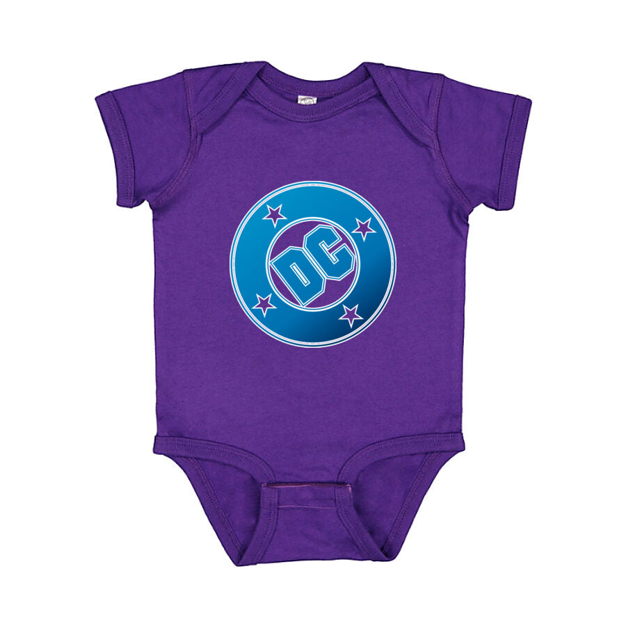 DC Comics Baby Romper Onesie - Purple
