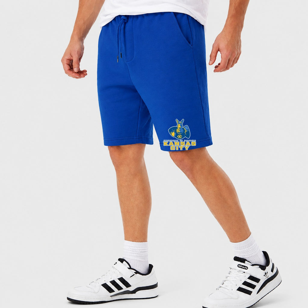 Men's UMKC Kangaroos Logo Cotton Shorts - Royal Blue