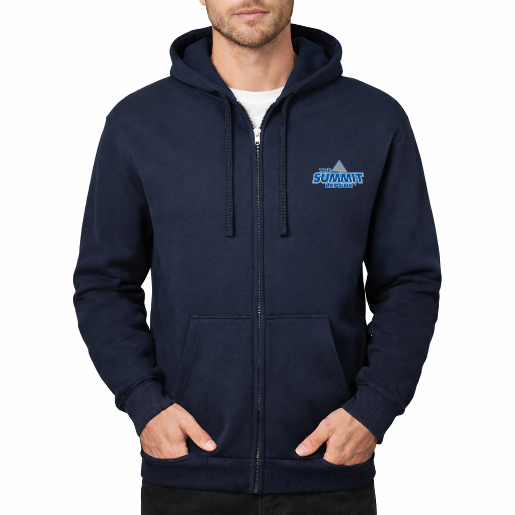 Men's The Summit League Zipper Hoodie - Navy