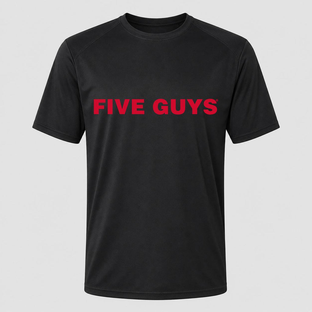 Men's Five Guys Performance T-Shirt - Black