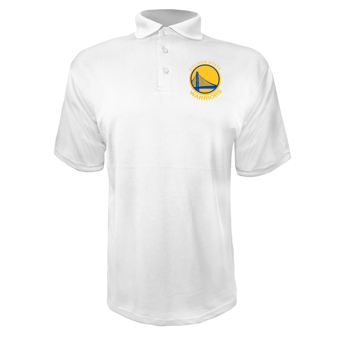 Golden states warrior yellow White polyester polo