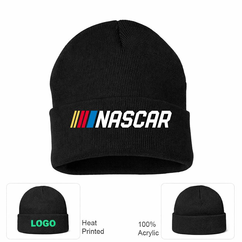 NASCAR Black Beanie Hat