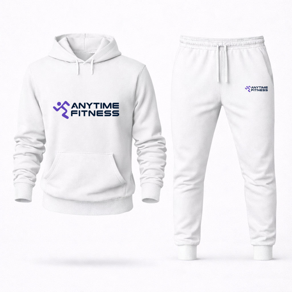 Anytime Fitness Hoodie and Joggers Set - White