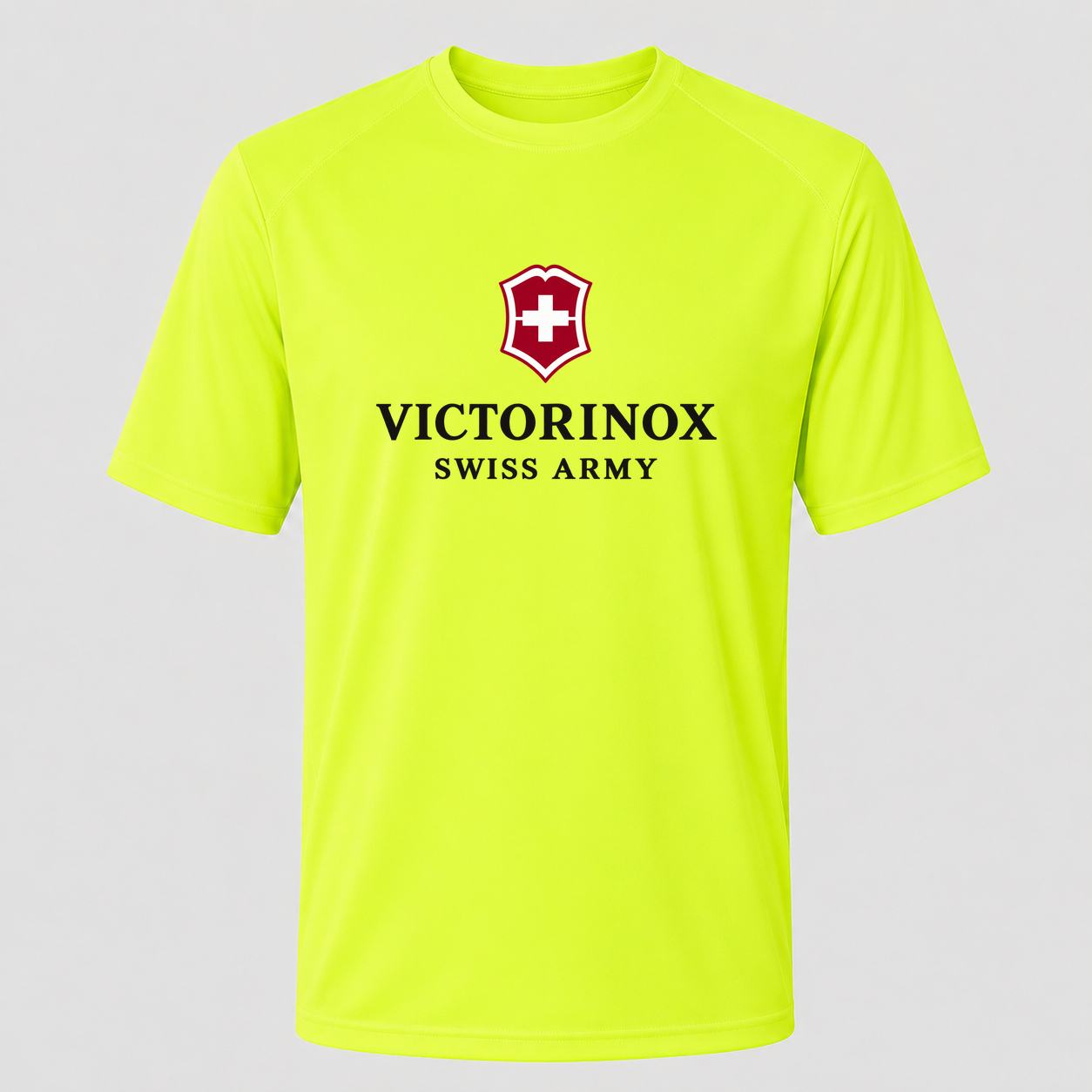 Men's Victorinox Swiss Army Performance T-Shirt - Safety Green