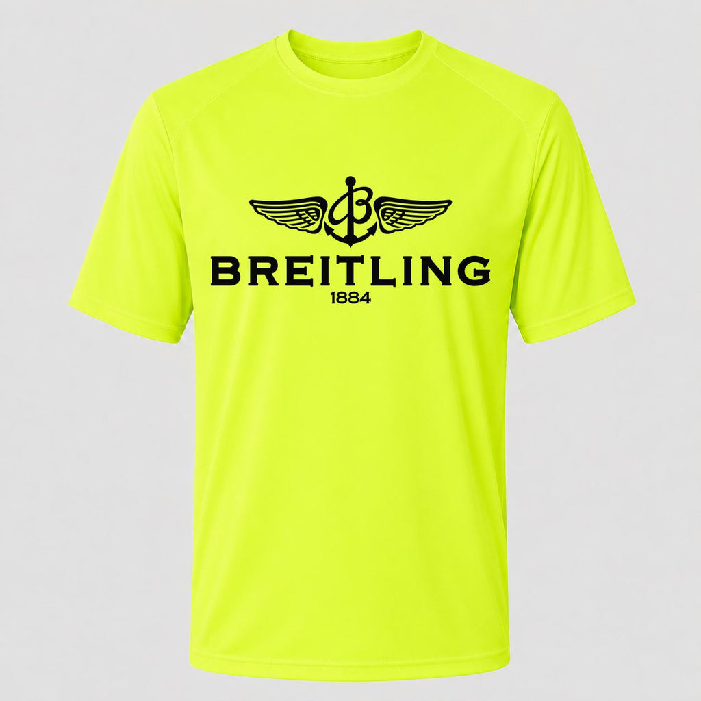 Men's Breitling 1 Performance T-Shirt - Safety Green
