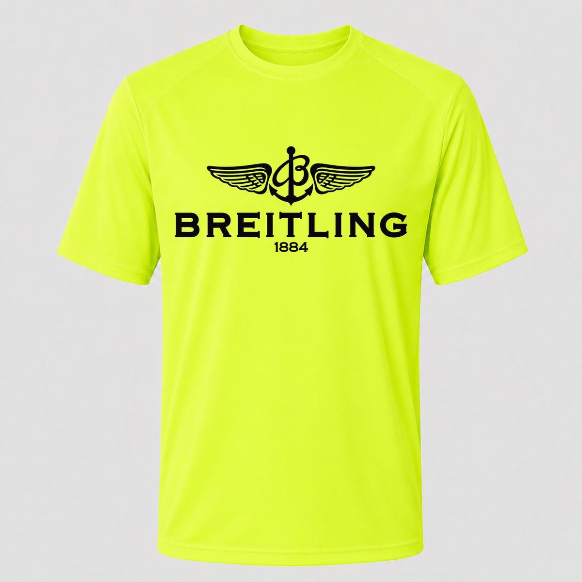 Men's Breitling 1 Performance T-Shirt - Safety Green