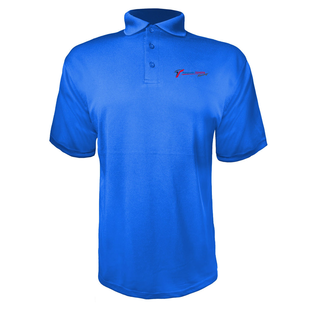 Panasonic Toyota Racing Blue polyester polo