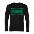 Men's Hess Polyester Long Sleeve T-Shirt - Black