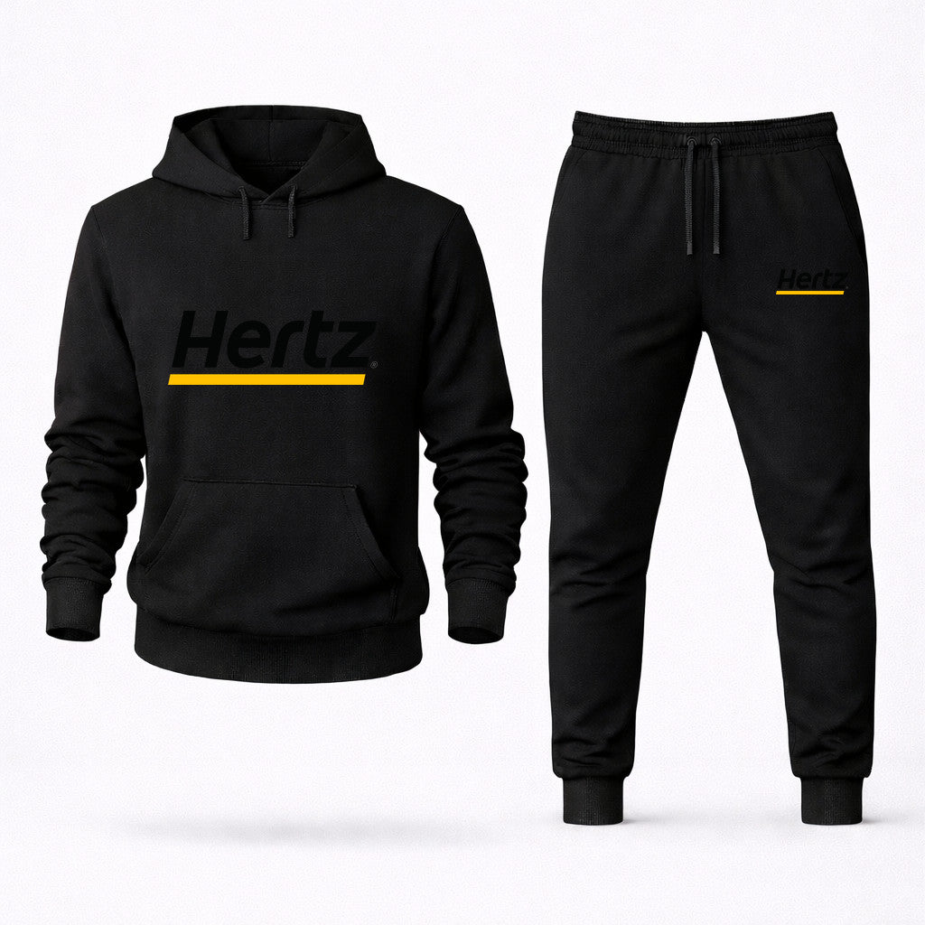 Hertz Hoodie and Joggers Set - Black