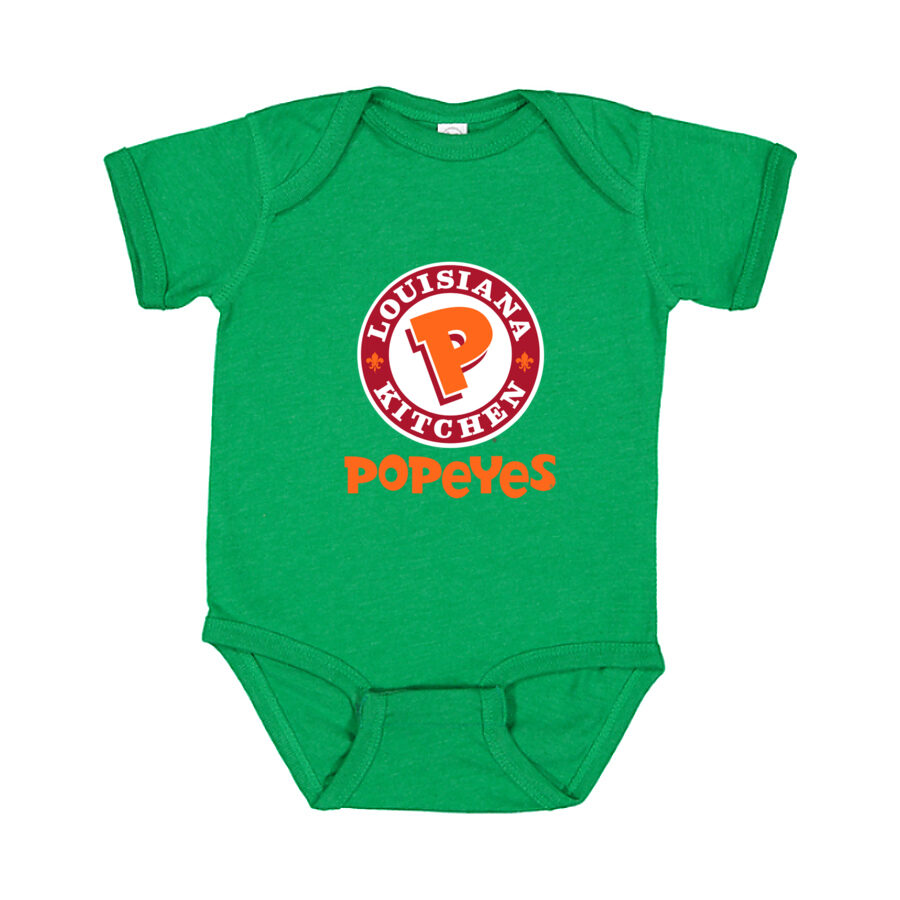 Popeyes Baby Romper Onesie - Green