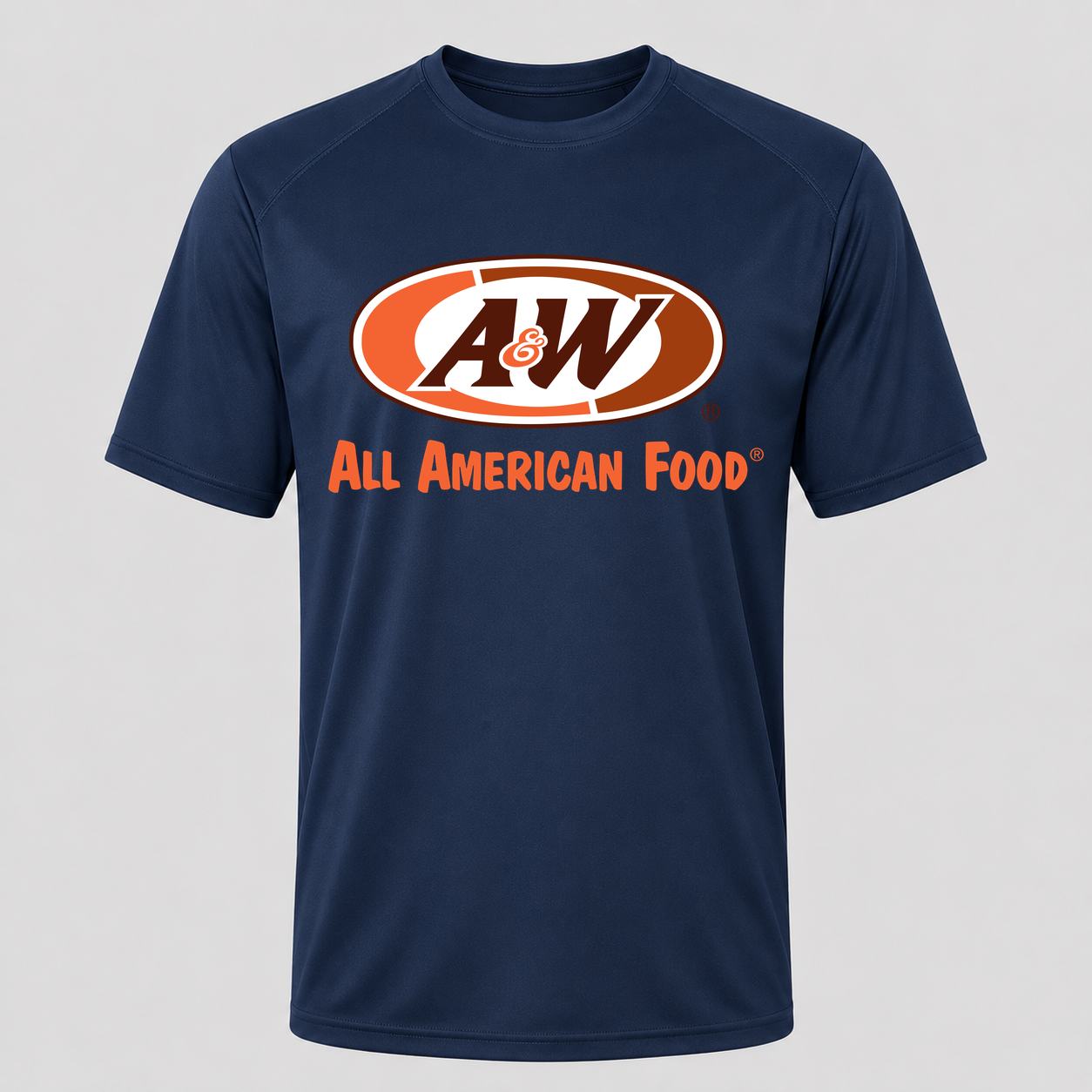 Men's A&W Performance T-Shirt - Navy