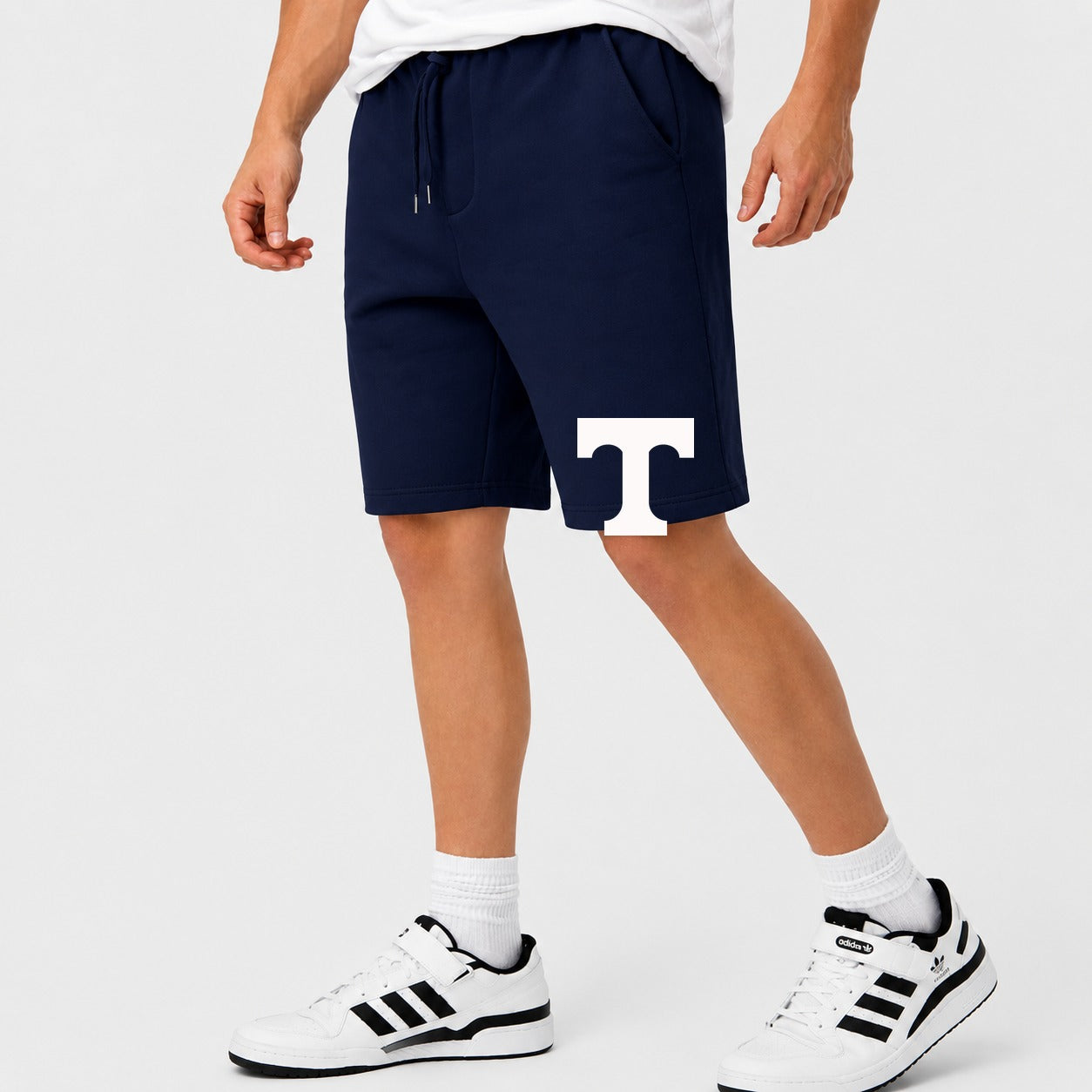 Men's Tennessee Volunteers Logo 2 Cotton Shorts - Navy