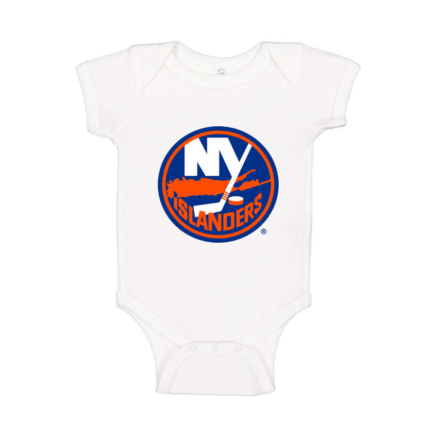 New York Islanders Baby Romper Onesie - White