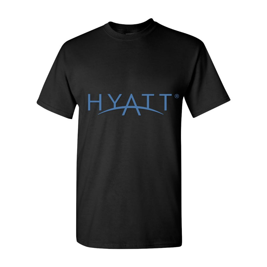 Men's Hyatt Logo Cotton T-Shirt - Black