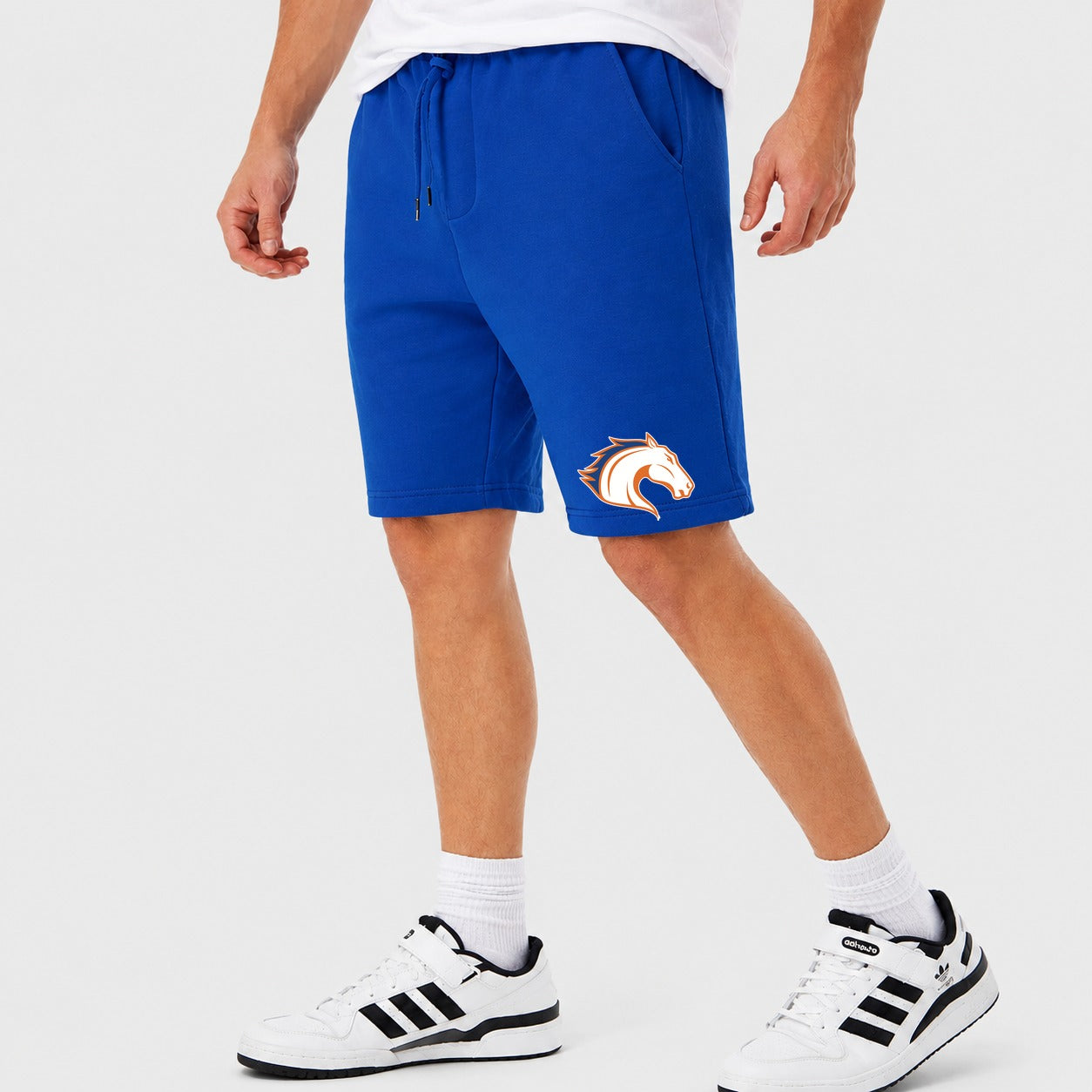 Men's Texas Arlington Mavericks Logo Cotton Shorts - Royal Blue