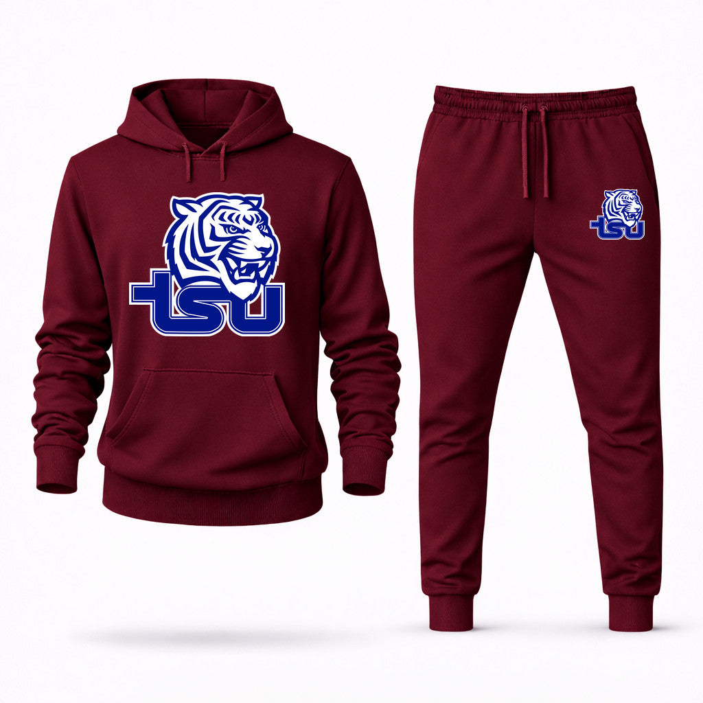 Tennessee State Tigers Hoodie and Joggers Set - Burgundy