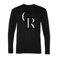 Men's Colorado Rockies Polyester Long Sleeve T-Shirt - Black