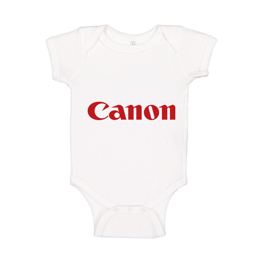 Canon Baby Romper Onesie - White