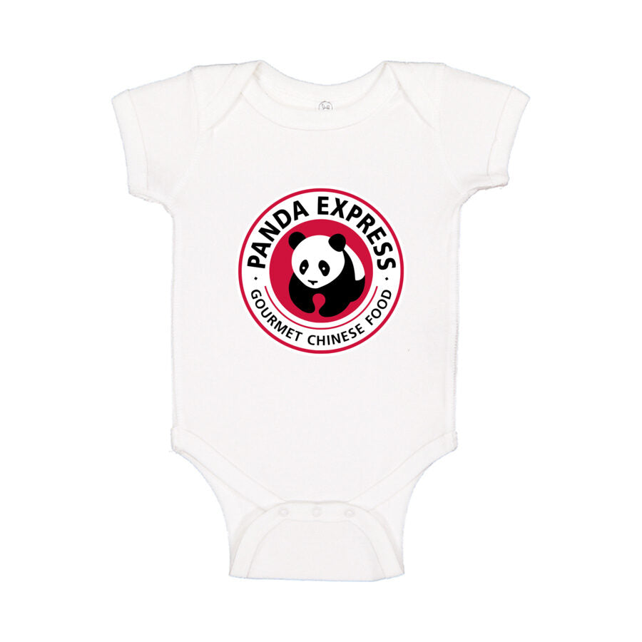 Panda Express Baby Romper Onesie - White