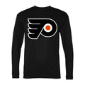 Men's Philadelphia Flyers Polyester Long Sleeve T-Shirt - Black