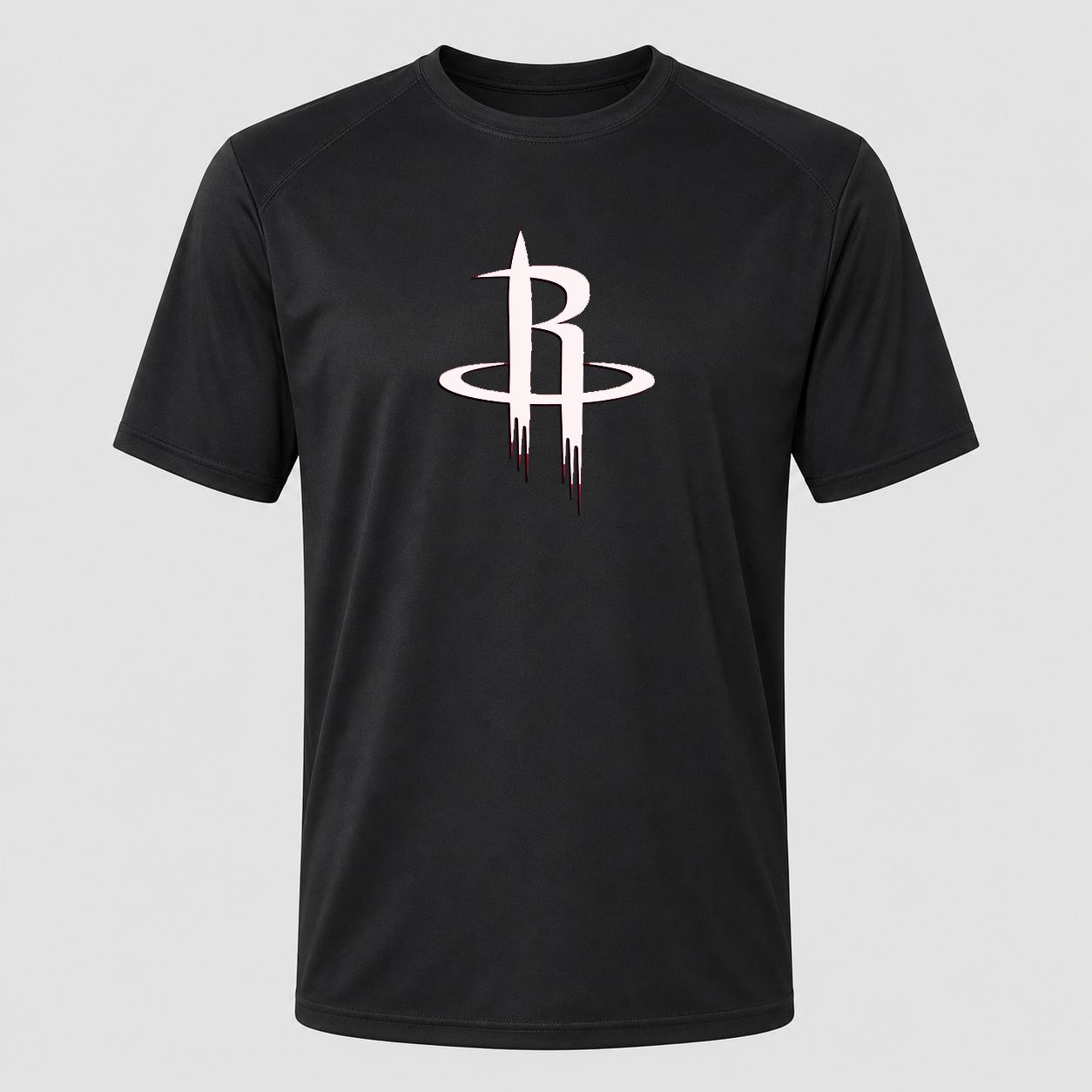 Men's Houston Rockets Army Green Performance T-Shirt - Black