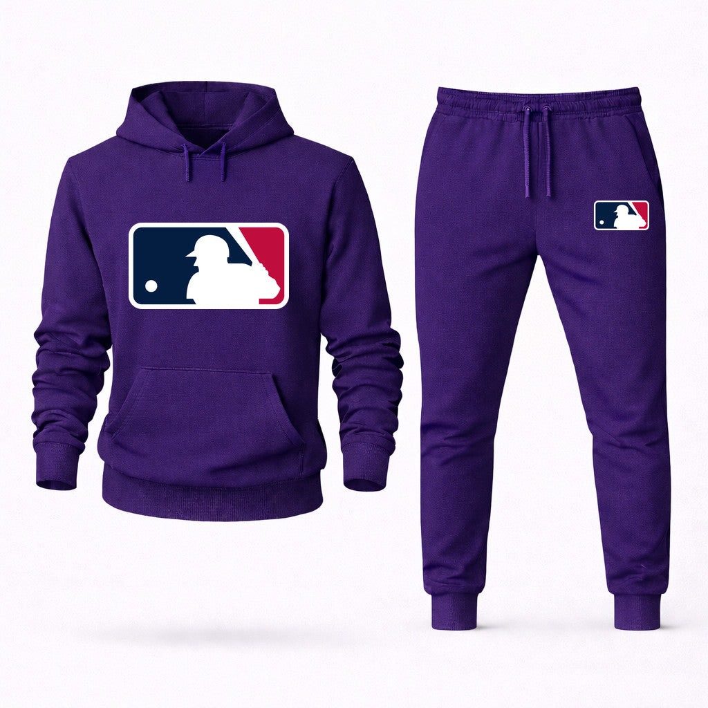 Major League Baseball Hoodie and Joggers Set - Purple