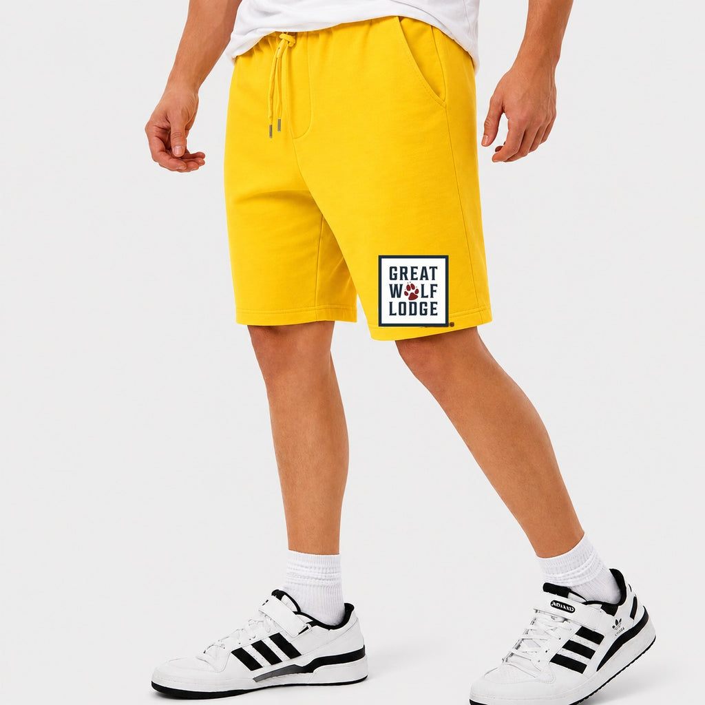Men's Great Wolf Lodge Cotton Shorts - Yellow