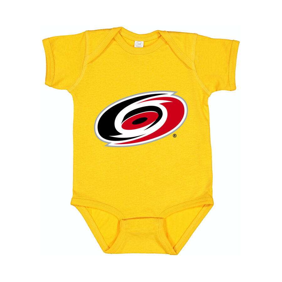 Carolina Hurricanes Baby Romper Onesie - Yellow