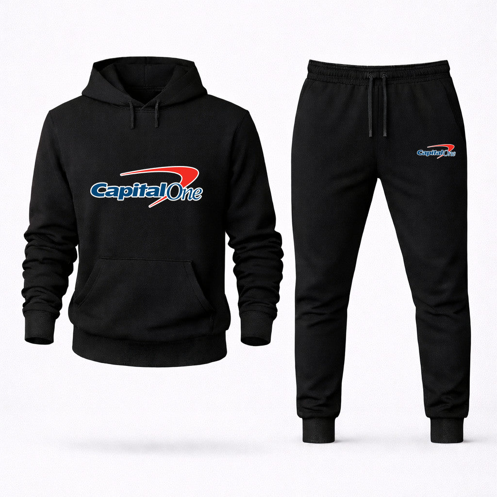 Capital One Hoodie and Joggers Set - Black