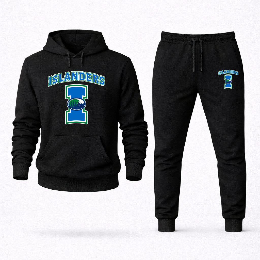 Texas A&M–Corpus Christi Islanders Hoodie and Joggers Set - Black