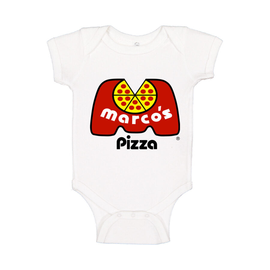 Marco's Pizza Baby Romper Onesie - White