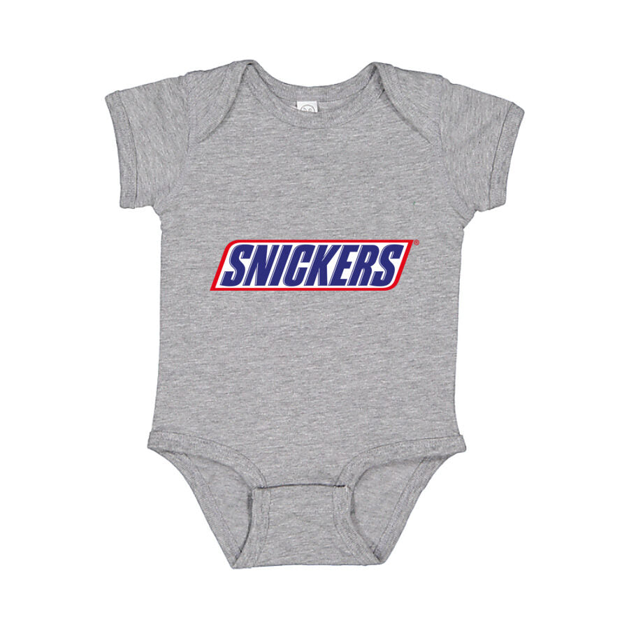 Snickers Baby Romper Onesie - Gray