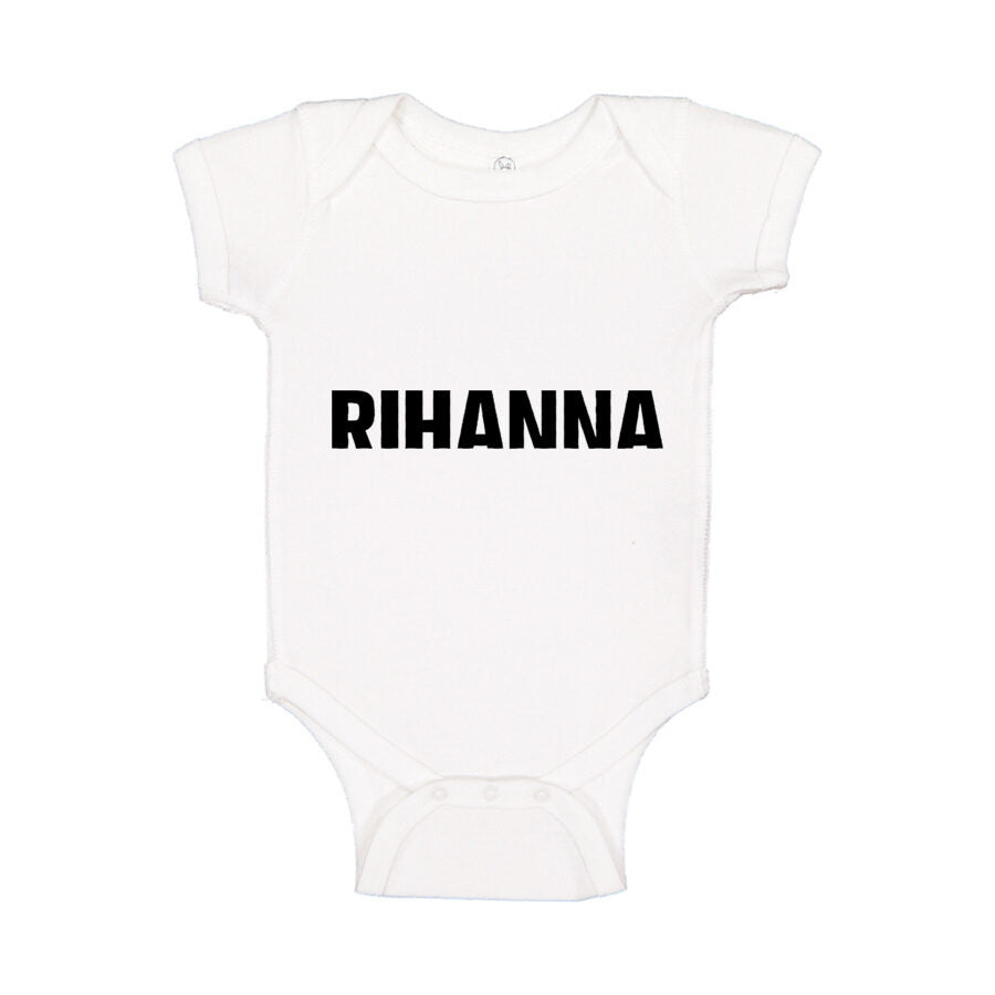 Rihanna Baby Romper Onesie - White