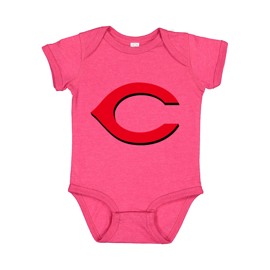 Cincinnati Reds Baby Romper Onesie - Pink