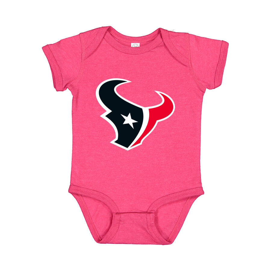Houston Texans Baby Romper Onesie - Pink