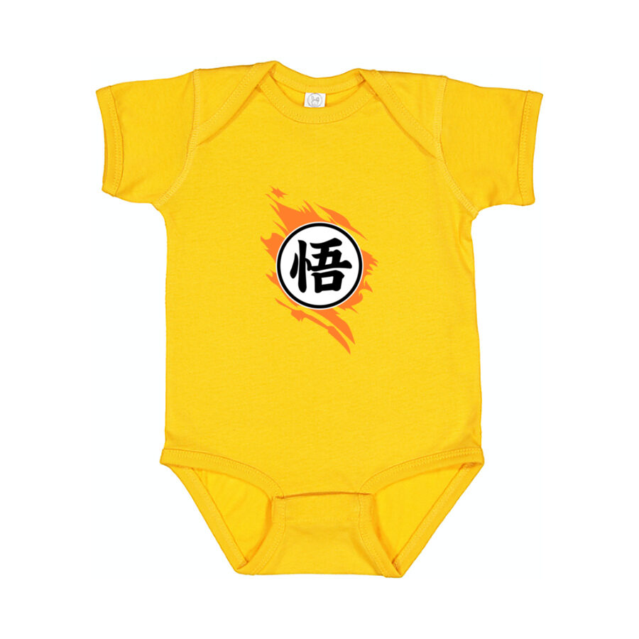 Dragon Ball Z Baby Romper Onesie - Yellow