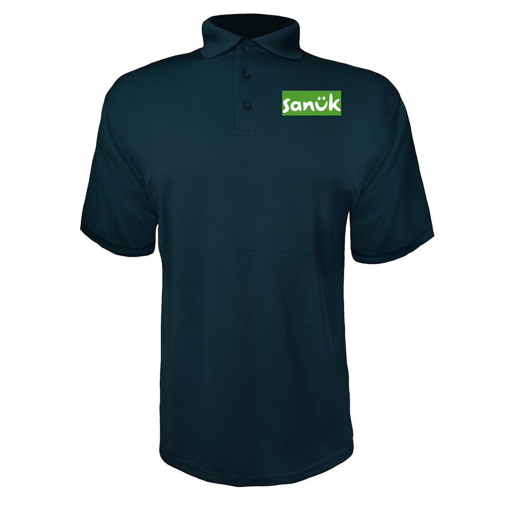 Sanuk men's polyester polo in Navy