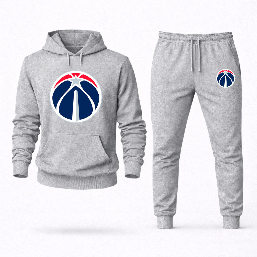 Washington Wizards Hoodie and Joggers Set - Grey