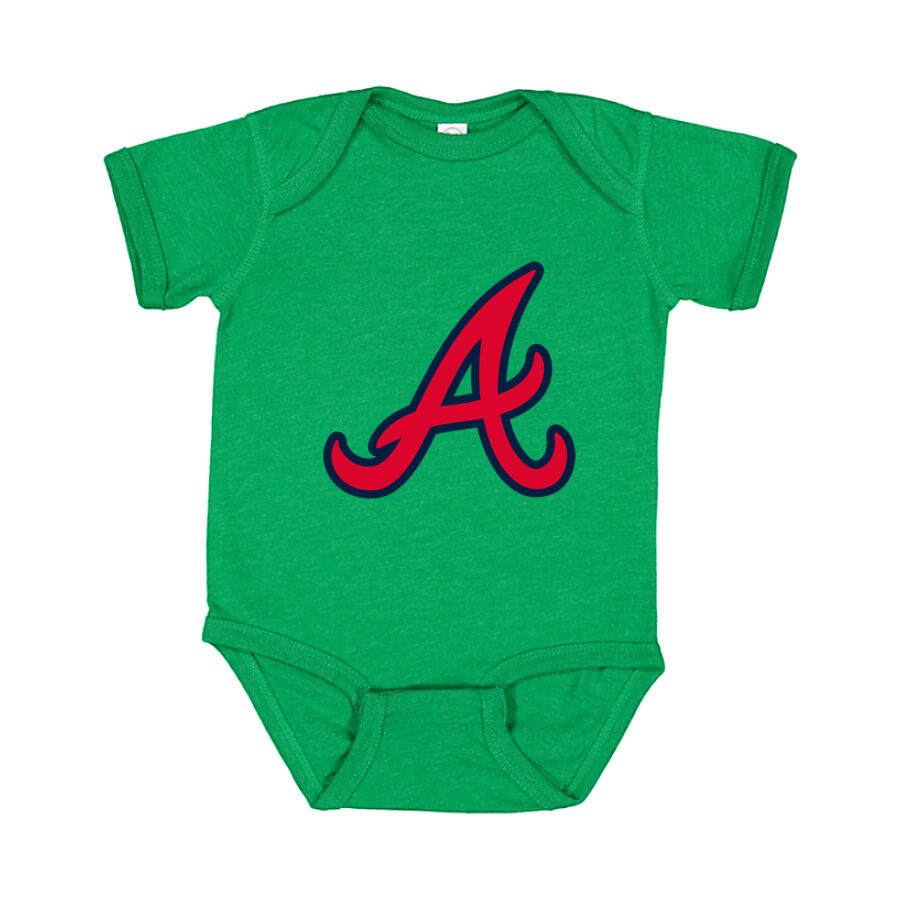 Atlanta Braves Baby Romper Onesie - Green
